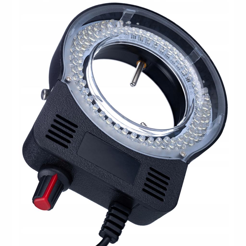 Rosfix Oświetlenie Pierścieniowe LED 144 Diody – Zasilanie USB 5V | Regulacja Jasności 0–100% | Średnica Montażu 30–65 mm