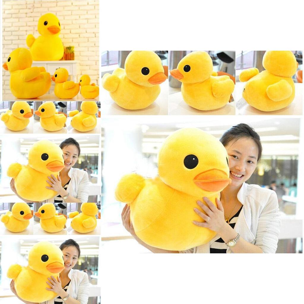20cm 8" Lovely Yellow Duck Stuffed Animal Plush Soft Toy Perfect Pillow Gift