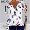 Women's Fashion Casual Short Sleeve V Neck Blouses & Shirts