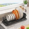 Draining Expandable Dish Drying Rack Large Capacity Sink Drain Rack Pot Lid Storage Rack  RV