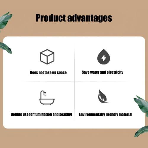 Foldable Foot Bath Bucket | Foot Washing Bag with Knee Cover | Portable Foot Bath Basin for Pedicures, Foot Spa, Travel, Outdoors, and Laundry