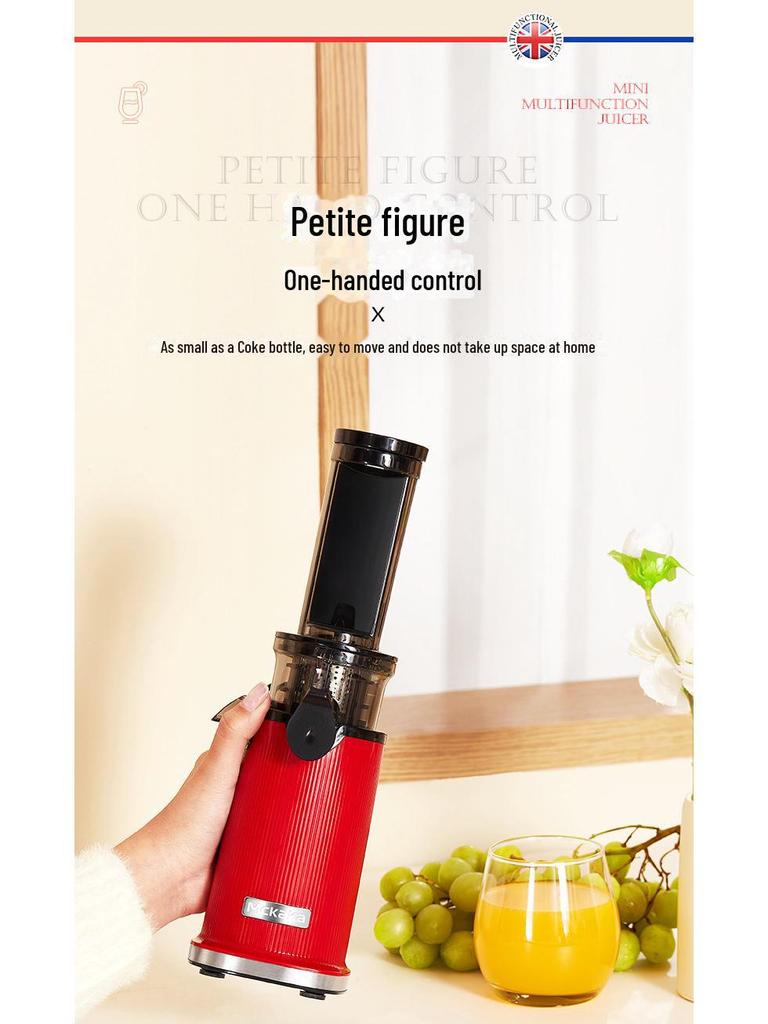 Mckaka Portable Multi-Function Mini Juicer – Pure Juice Separation for Household Use