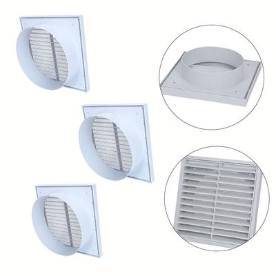 White Grille Air Outlet 100MM/125M/150MM 1PCS Auxiliary Materials