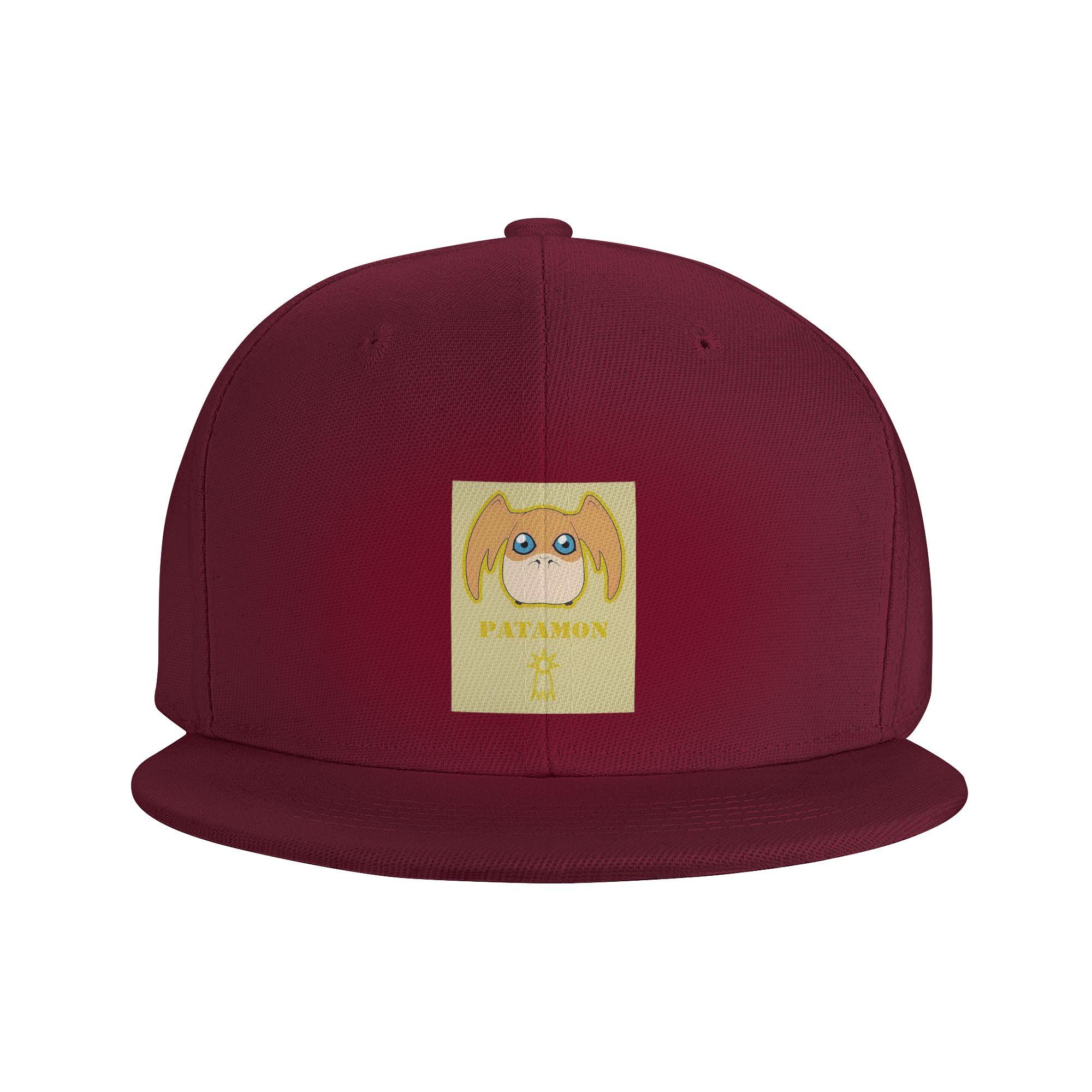 Anime Digimon Patamon Baseball Caps Snapback Fashion Baseball Hats Breathable Casual Casquette Outdoor for Unisexs And Womens One Size