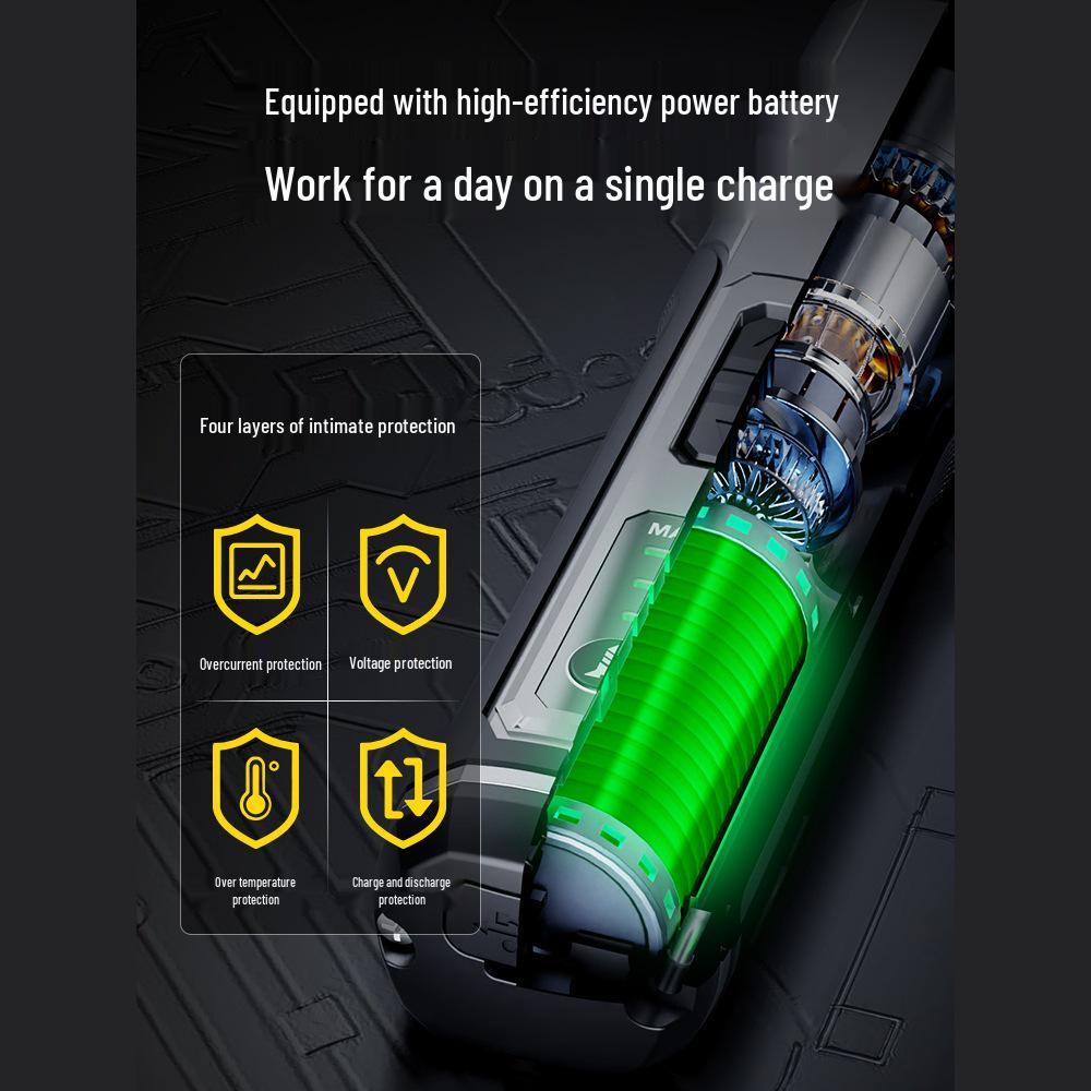 Deli Rechargeable Electric Screwdriver: Multifunctional Screw Gun & Small Lithium Hand Drill.
