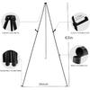 RRFTOK Easel Stand for Sign,63'' Instant Lightweight Portable Ground Easel for Wedding Sign and Poster Display Stand, Metal Tripod with Portable