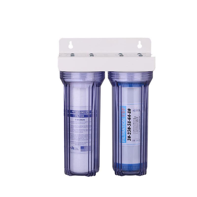 Enhanced Dual-Stage High-Flow Kitchen Water Purifier with 4-Point Pipe Pre-Filter