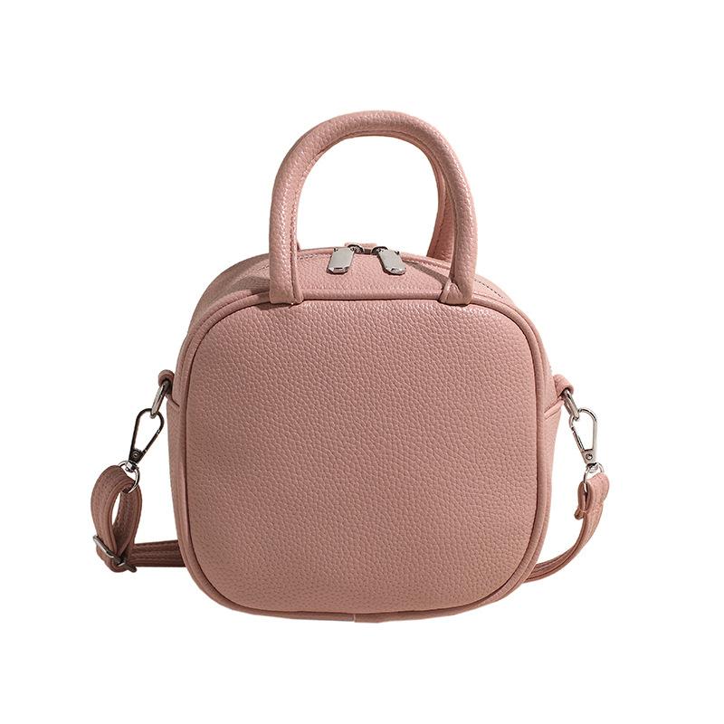 Simple Temperament Small Bag 2025 Spring New High-value Multi-purpose Backpack Single Shoulder Crossbody Small Square Bag
