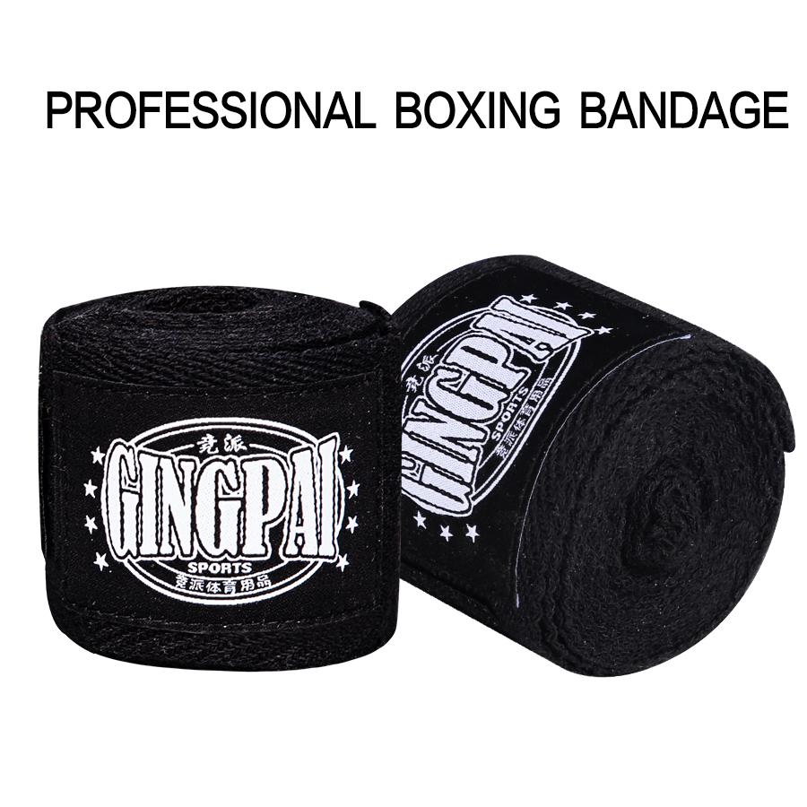 2Pcs 5M Cotton Boxing Bandage Hand Wraps Protector for Kickboxing Sanda MMA Training Sports Strap