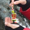 Charming Cartoon Acrylic Grinch Double-sided Christmas Tree Ornament For Festive Car Decor