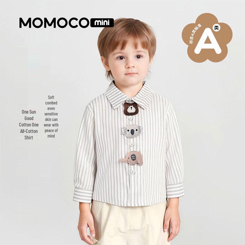 

Хлопковая рубашка с длинным рукавом для детей MOMOCO 80