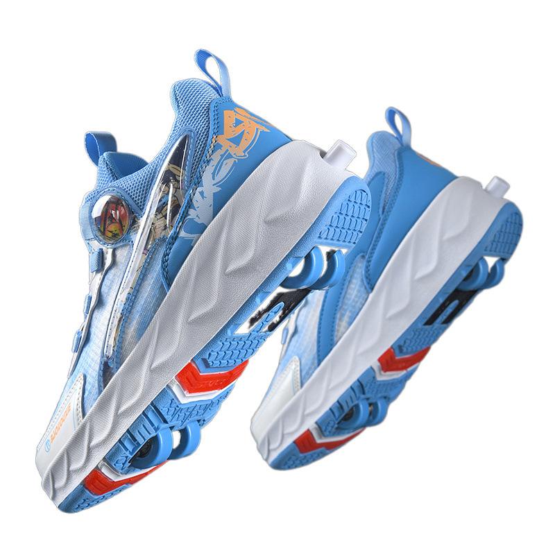 Classmate Boys' New Spring Girls' Sports Invisible Four-Wheel Retractable Roller Skating Children'S Runaway Shoes