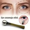 1pc Eye Roller Massage Stick Eye Cream Applicator Cosmetic Spatula Anti Wrinkle Facial Gold Alloy Face Thin Skin Care Tool