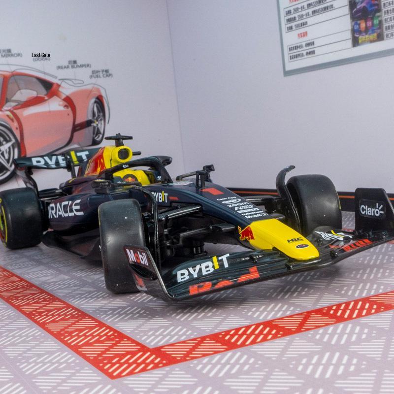 

64500 Модель раллийного автомобиля Формулы 1 Red Bull F1 RB19 с управляемыми передними колесами