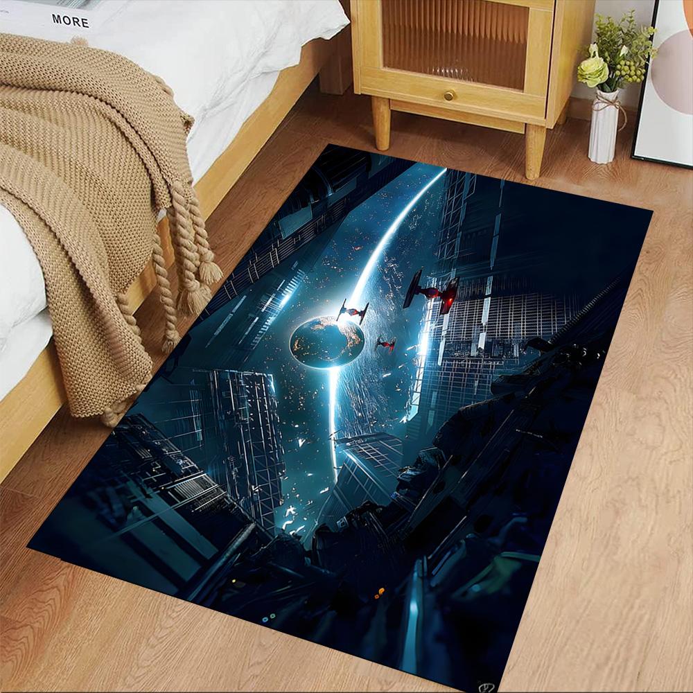 Star Wars Floor Rug Office Rug Suitable for Bedrooms Balcony Dormitory Playrooms Anti-slip Rug Decorate Offices Wedding Party Gift