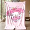 Soft Flannel Blanket Lightweight Cozy Bedroom Living Room CoverMy Melody