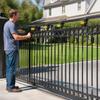 4pcs 5 Inch Slide Gate Guide Roller Heavy Duty Rolling Door Guider Gate Guide Post  Sliding Gate