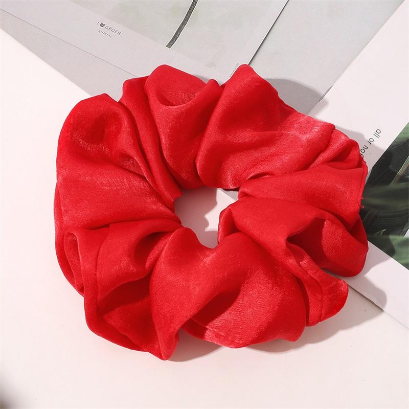 Fashion Velvet Scrunchies Women Elastic Hair Band Elegant Colorful Solid Color Large Scrunchie Girls Hair Accessories Headwear