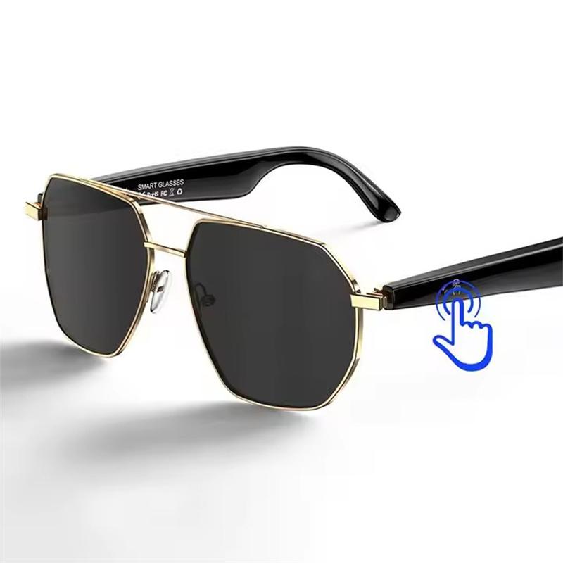 W100C Intelligente KI Übersetzungsbrille Mehrsprachiger Sprachübersetzer Brille BT Anruf Musik Kopfhörer Sonnenbrille Für Männer Frauen