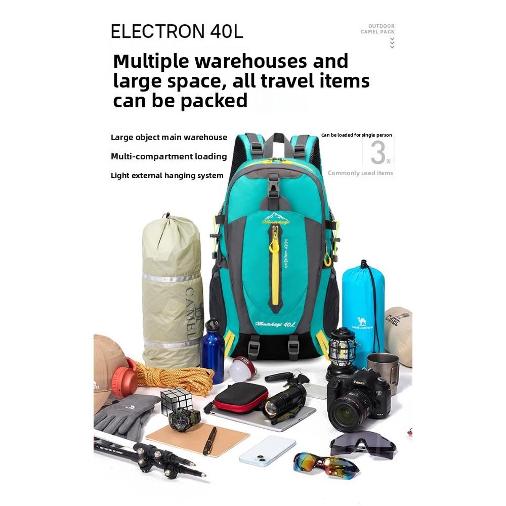 Outdoor Hiking Bag Hiking Anti-splashing Camping Backpack Men's Leisure Travel Bag Sports Backpack