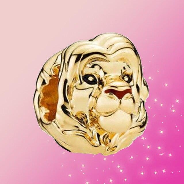 New 925 Silver Charm Lion King Charm Bead Pumbaa Bead Fit Original Fashion Bracelet Women Fashion Jewelry Gift