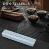 Segarty Incense Horizontal Ceramic Incense Cleaning Broom Comes with Stainless Steel Does Not Spill Buddhist Japanese Modern Incense Incense Suitable