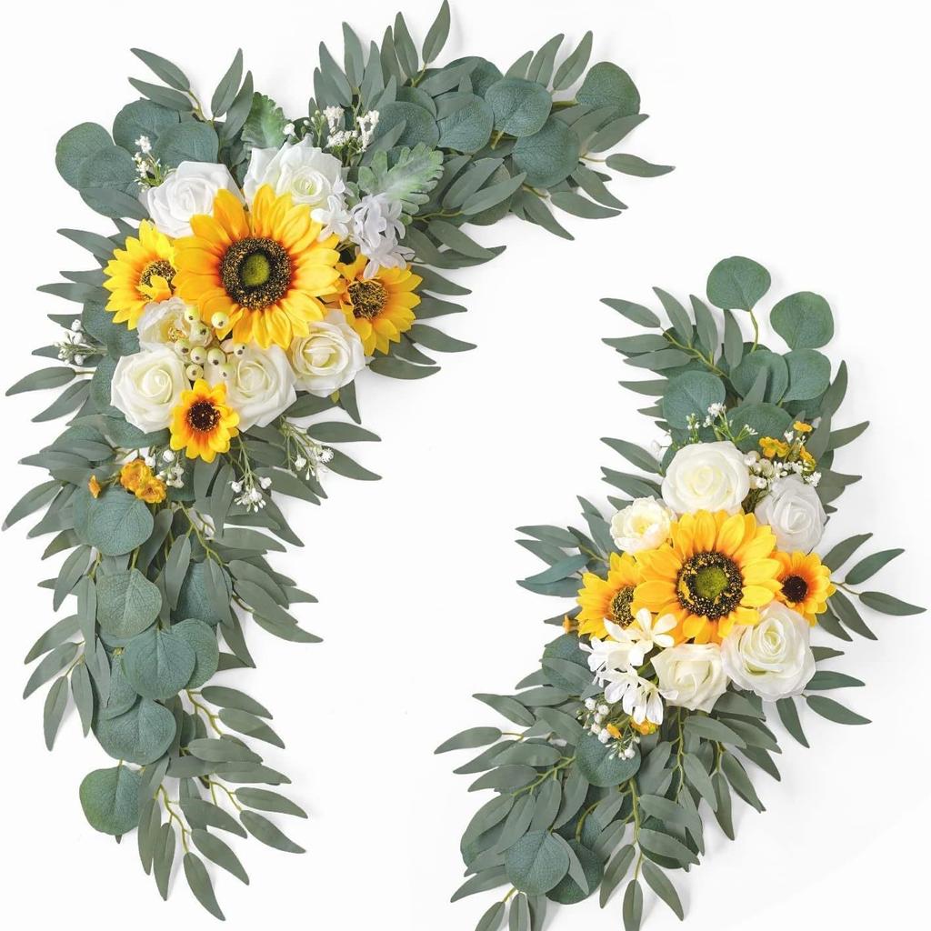 Wedding Welcome Decoration Flower Vine Simulation Flower Peony Door Hanging Fake Flower Peony Flower Vine Decoration