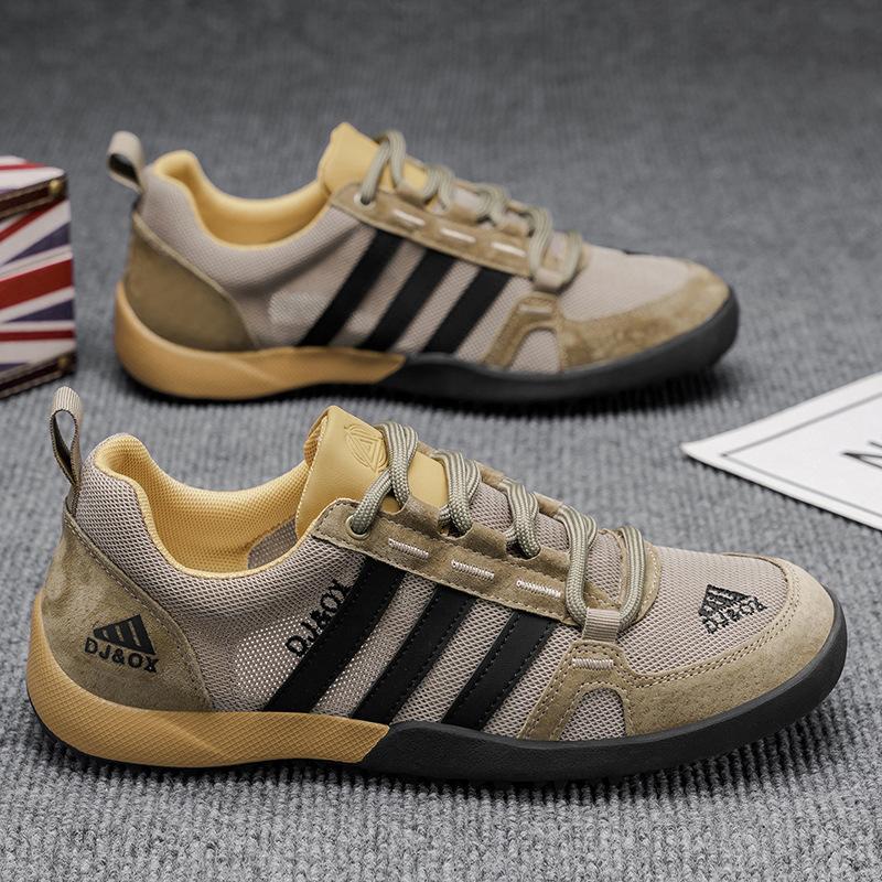 Summer Men's Mesh Breathable Sports Skateboard Shoes Student Versatile Thick Sole Heightening Casual Shoes Live Forrest Gump Men's Shoes