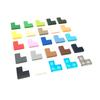 100Pcs MOC Smooth Blocks Assembles Particles 14719 Flat Tile 1+2 Corner Construction Bricks Learning Works With Brand Leduo Playthings