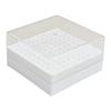 100 Hole Nail Drill Bit Organizer Box Practical Plastic Storage Case With Transparent Cover For Manicure Tools