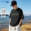 Jeanswest Men's Loose Fit Printed Cotton T-Shirt