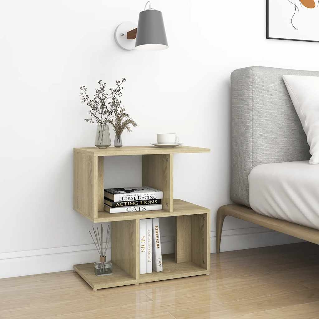 Vidaxl Szafka Nocna, Dąb Sonoma 50X30X51,5 Cm, Materiał Drewnopochodny