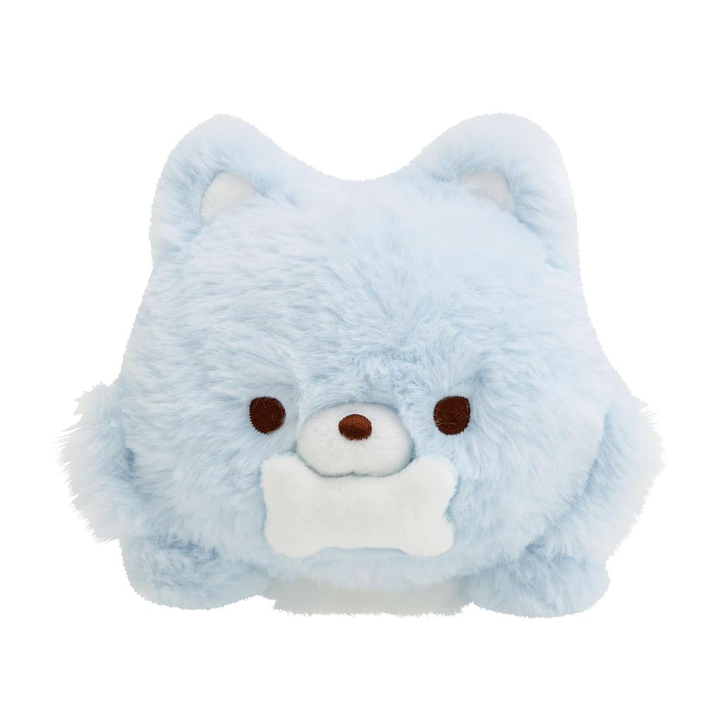 San-X Rilakkuma "Aokogu's Stayover" Knee-Sleeping Plush Toy Aoi Ko Okami MO85701 H120 x W130 x D190mm