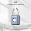 Fingerprint Padlock Multifunctional Smart Fingerprint Padlock No Password Security IPX2 Waterproof Rust Resistant