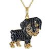 Exquisite and Cute Schnauzer Dog Pendant Necklace for Women Elegant Pet Puppy Jewelry Animal Accessories Dog Lovers Gift