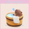 Bath Capybara Plush Toy Cute Cartoon Girl Children Comfort Sleeping Doll Gift