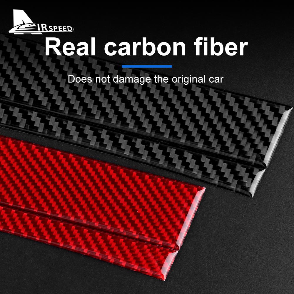 Real Carbon Fiber For Subaru BRZ Toyota GR86 2021 2022 2023 2024 2025 2026 Car AC Interior Trim Accessories Button Sticker