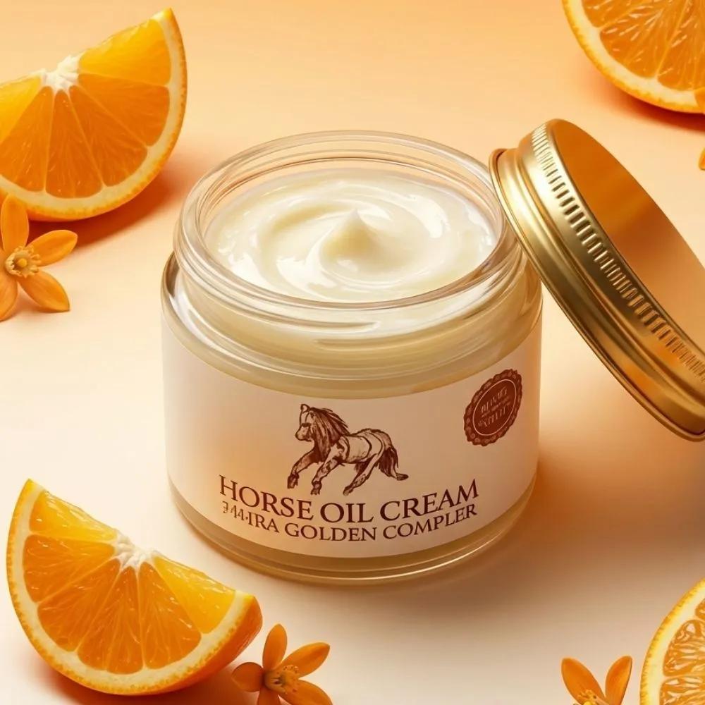 CHARMZONE Horse Oil Cream Extra Golden Complex 70ml (3 Pieces) Moisturizing, Elasticity, Radiance, Soothing
