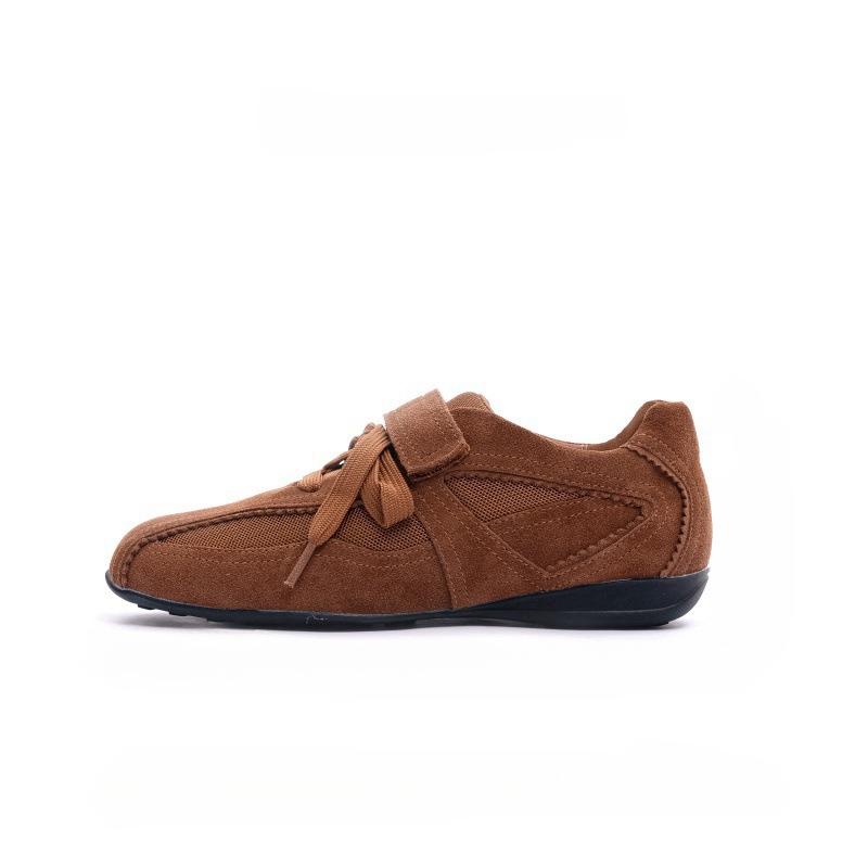 

Sunset Forest Ballet Training Shoes Women s Velcro 2025 Spring New Casual Forrest Gump Shoes Flat Square Head Single Shoes 35