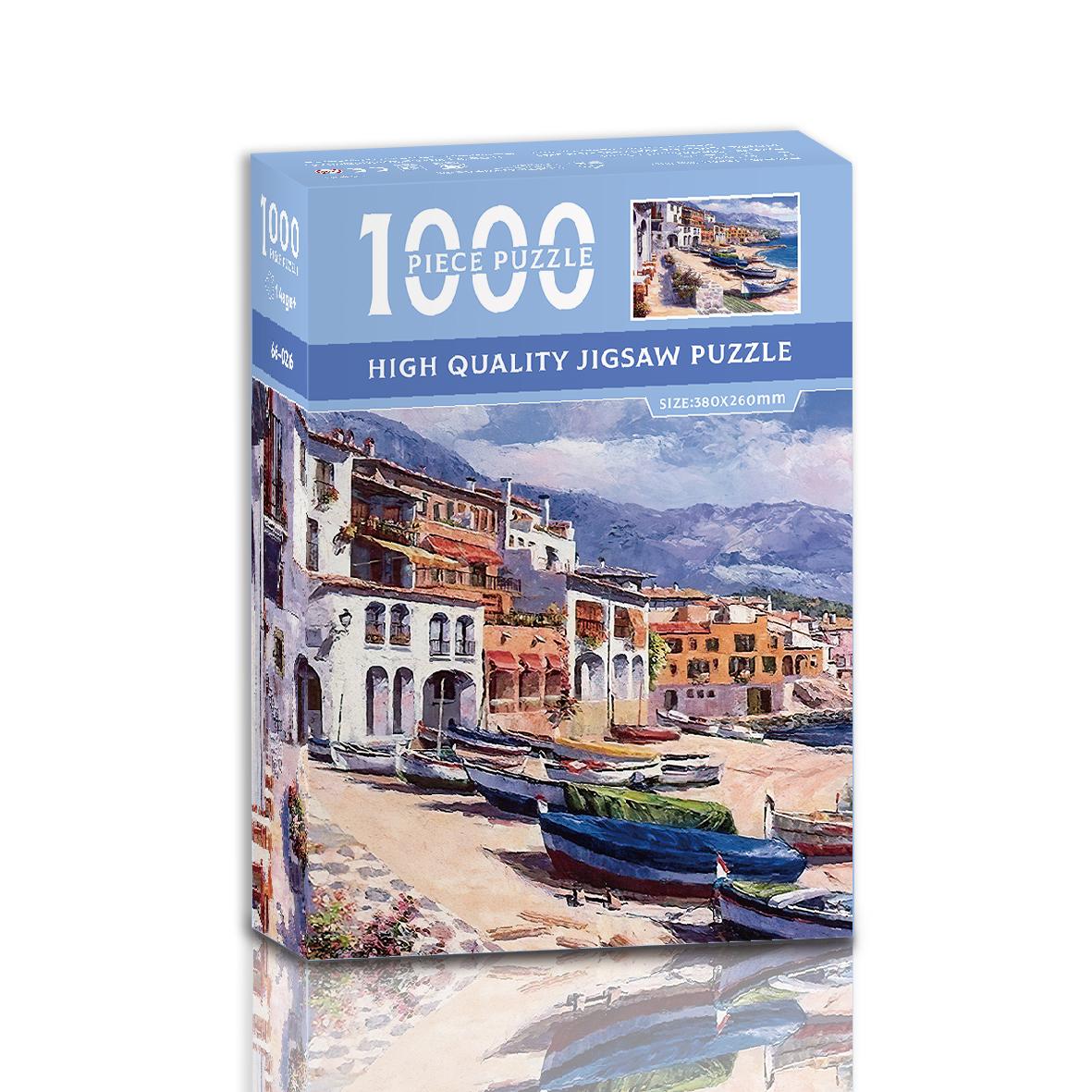 Custom 1000-Piece Animal Paper Jigsaw Puzzles Educational Adult Paper Puzzle Toy 501~1000