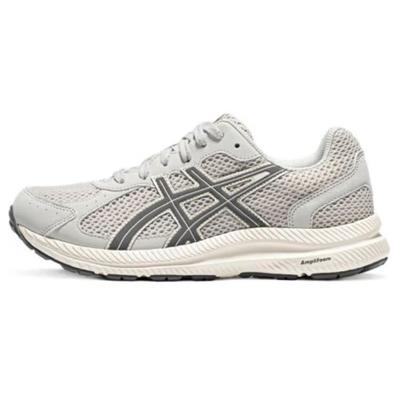 Gel-Contend 7 Comfortable Versatile Mesh Synthetic Leather Cushioning Durable Breathable Low-Top Running Shoes Women Sneaker Gray 1012B715-020