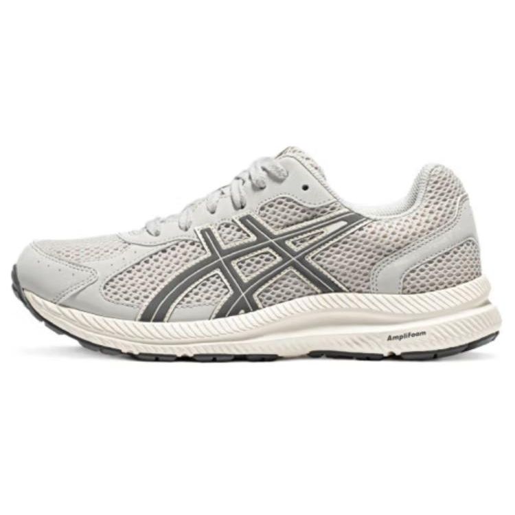 Asics Gel-Contend 7 Comfortable Versatile Mesh Synthetic Leather Cushioning Durable Breathable Low-Top Running Shoes Women sneaker Gray 1012B715-020