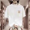 Trendy Brand Short-Sleeved Pure Cotton Men'S Printed T-Shirt Trendy Men'S And Women'S Versatile Round Neck T-Shirt Men'S