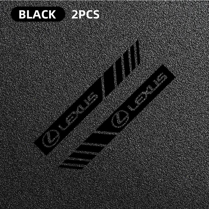 2PCS Car Styling Rearview Mirror Decoration Sticker For Lexus F-SPORT ES RX NX LS UX LM LX GX LC RZ IS CT GS RC HS SC TX L