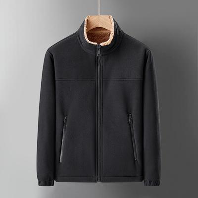 Cold Resistant and Warm Fleece Jacket, Solid Color Assault Suit, Fleece Single Jacket, Outdoor