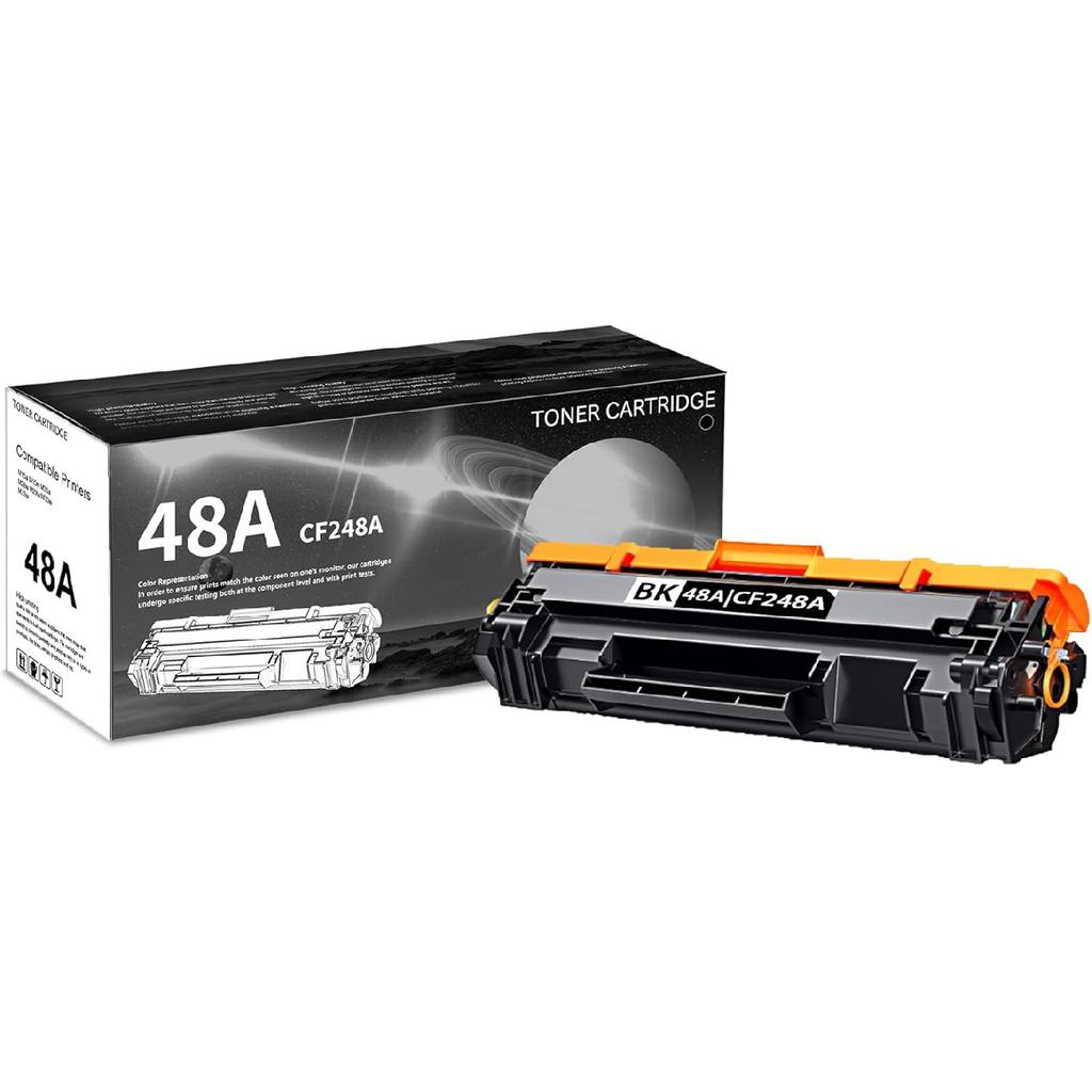 1 PK 48A|CF248A Black Toner Cartridge 2,000 Pages High-Yield Compatible 48A|CF248A, Replacement for HP M15a M15w M28a M28w M29w M30w M31w Printer