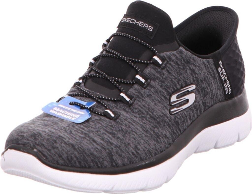 Skechers Summits - Dazzling Haze Женские кроссовки (149937) черный/белый