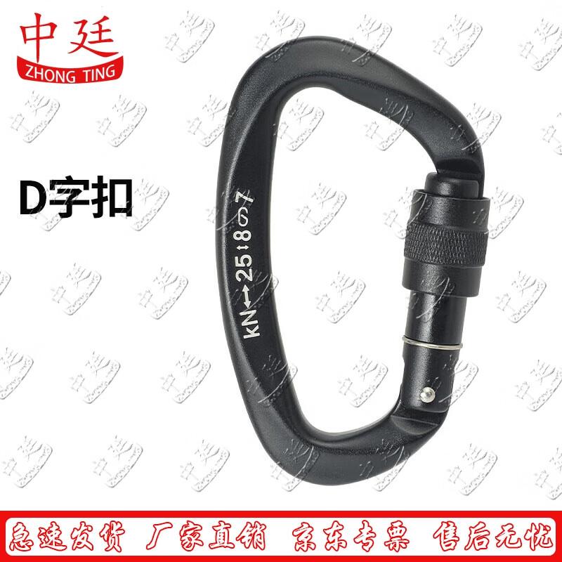 D-shaped Climbing Carabiner
