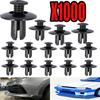 10-1000PCS 8mm Plastic Rivets Fasteners Screw Car Fender Bumper Screws Clips Rivets Door Trim Panel Retainer Fasteners Clips