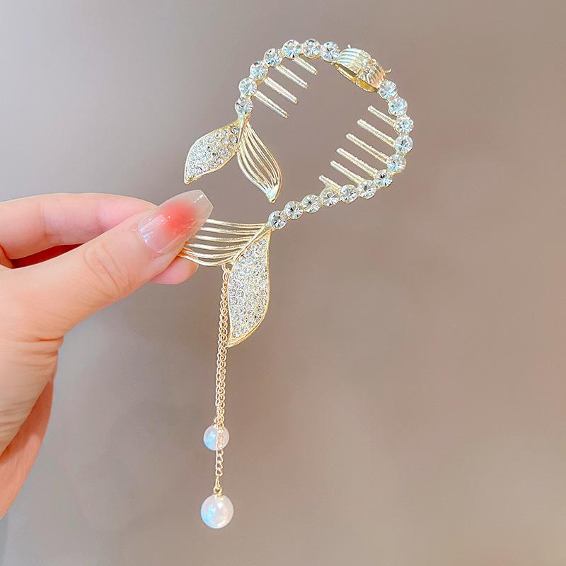 Children's Meatball Claw Hair Clip - Girl's Ponytail Accessory & Styling Tool